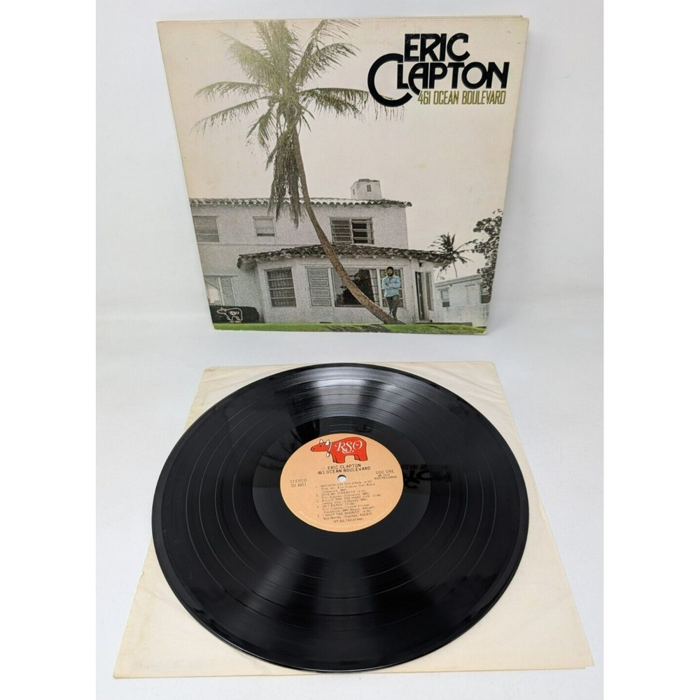Eric Clapton – 461 Ocean Boulevard Vinyl Record LP 1974 RSO SO 4801 VG+